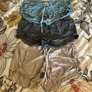 Aerie cargo shorts, size medium, all 3 for $10